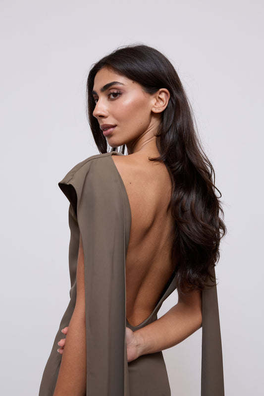 Drape Maxi Dress