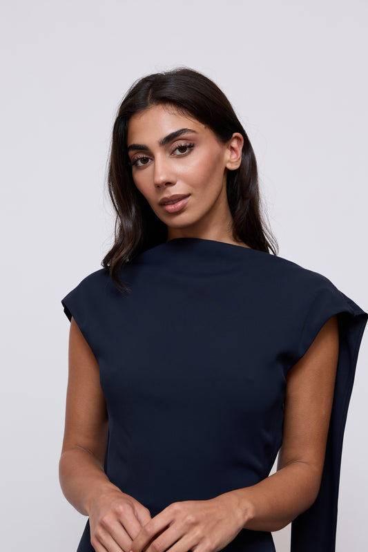 Drape Maxi Dress