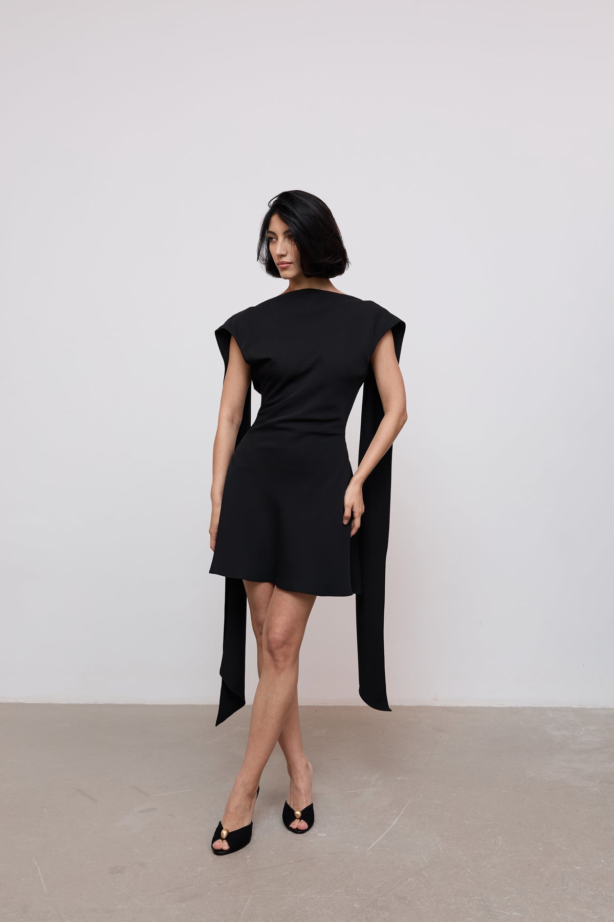 Drape Mini Dress