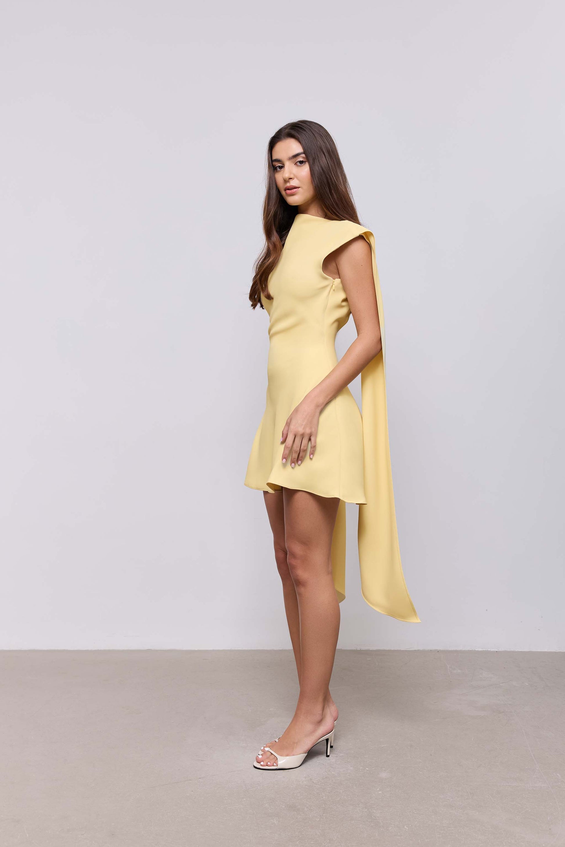 Drape Mini Dress