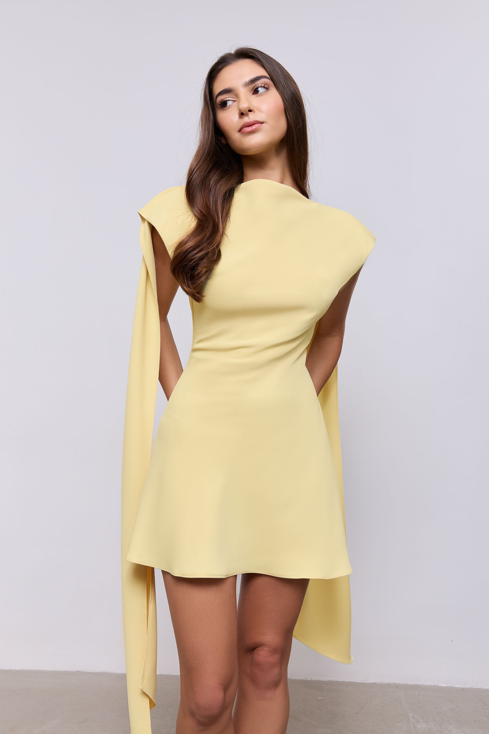 Drape Mini Dress