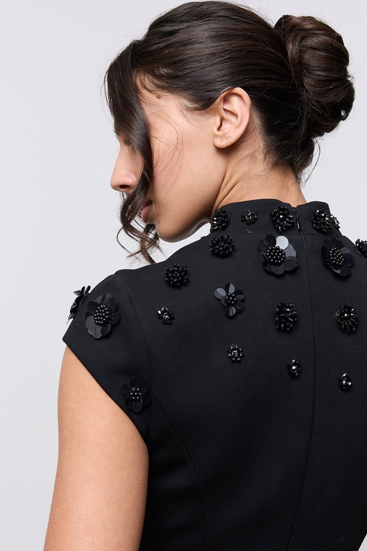Embellished Appliqué Gown