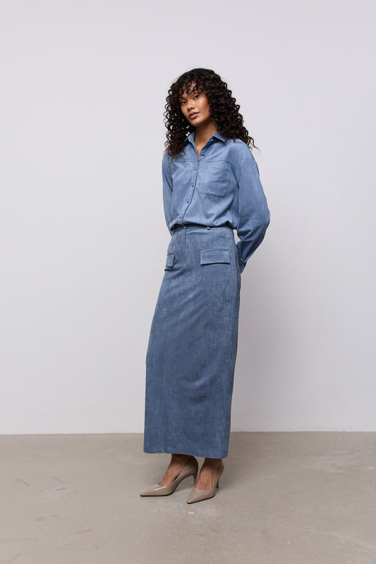 Faux Suede Shirt