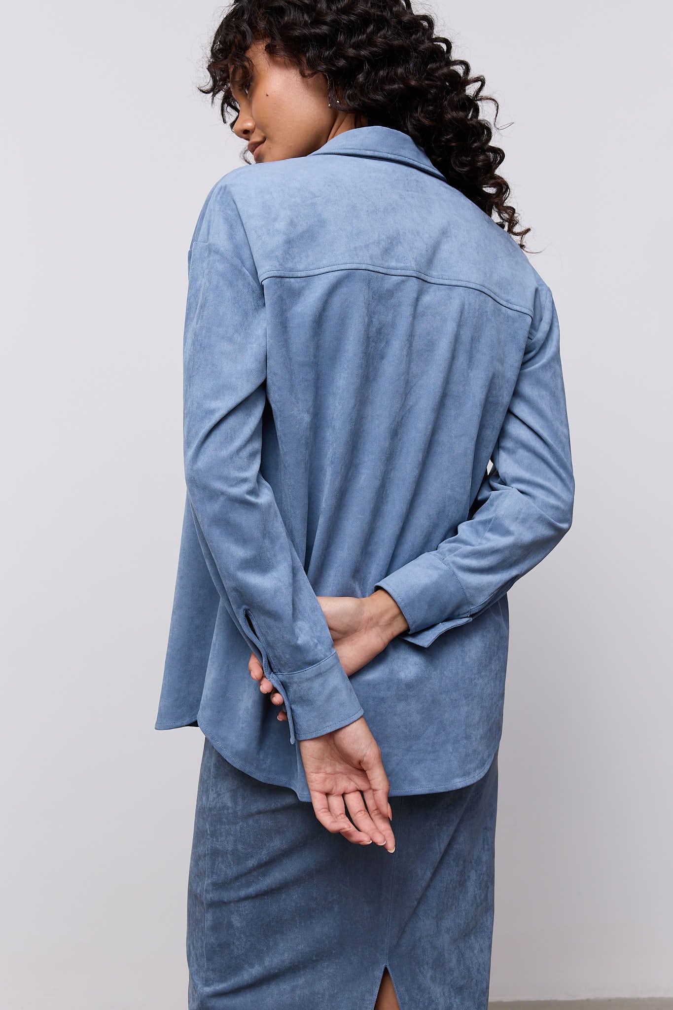 Faux Suede Shirt
