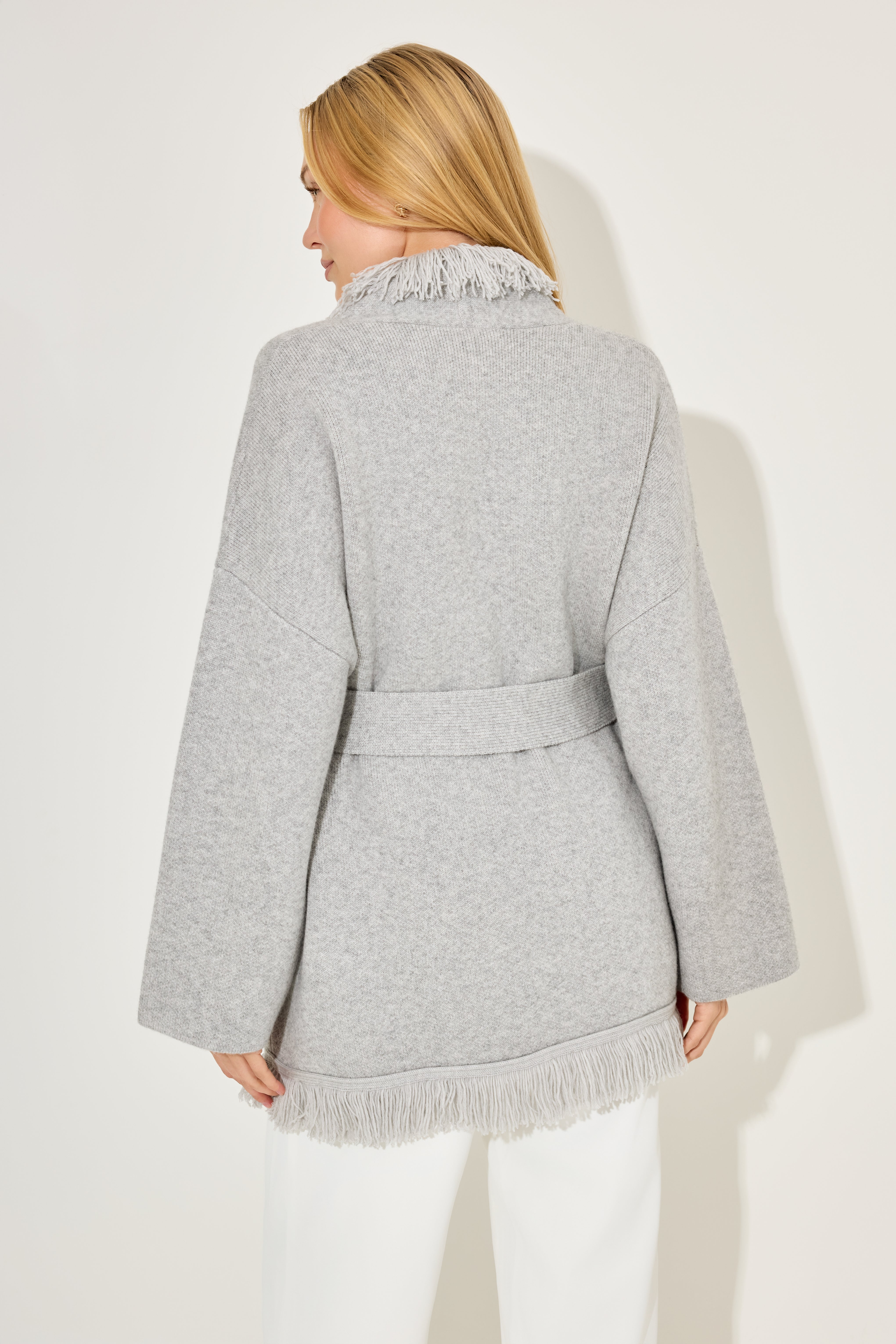 Wool Fringe Cardigan – Odd Muse