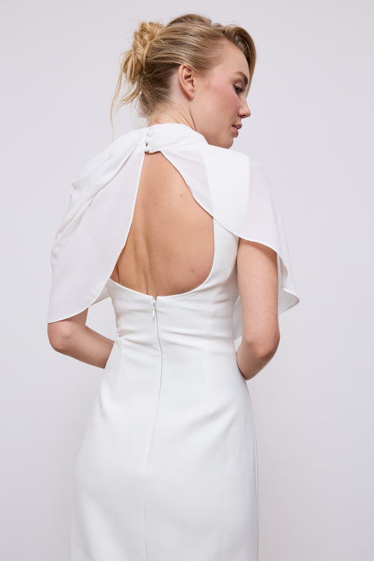 Gathered Midi Dress