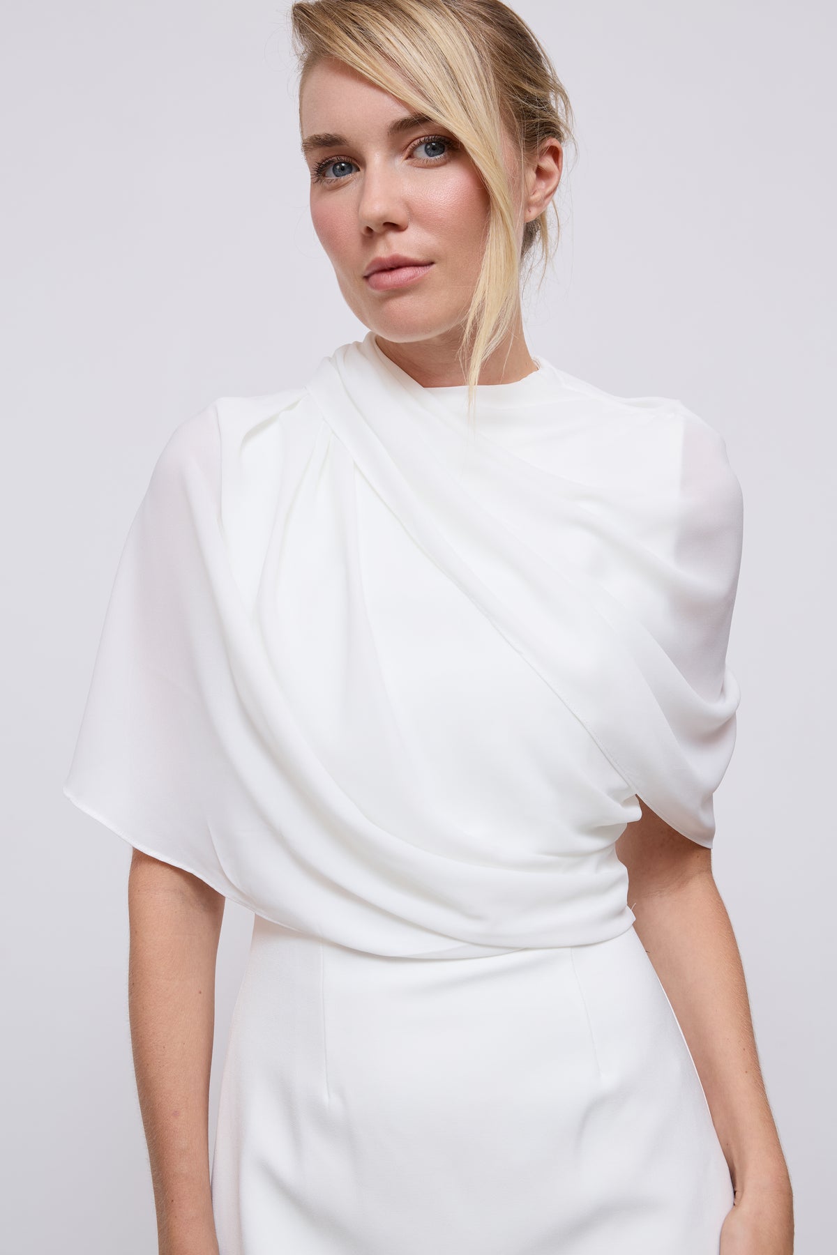 Gathered Midi Dress