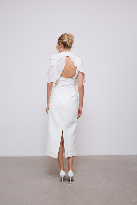 Gathered Midi Dress