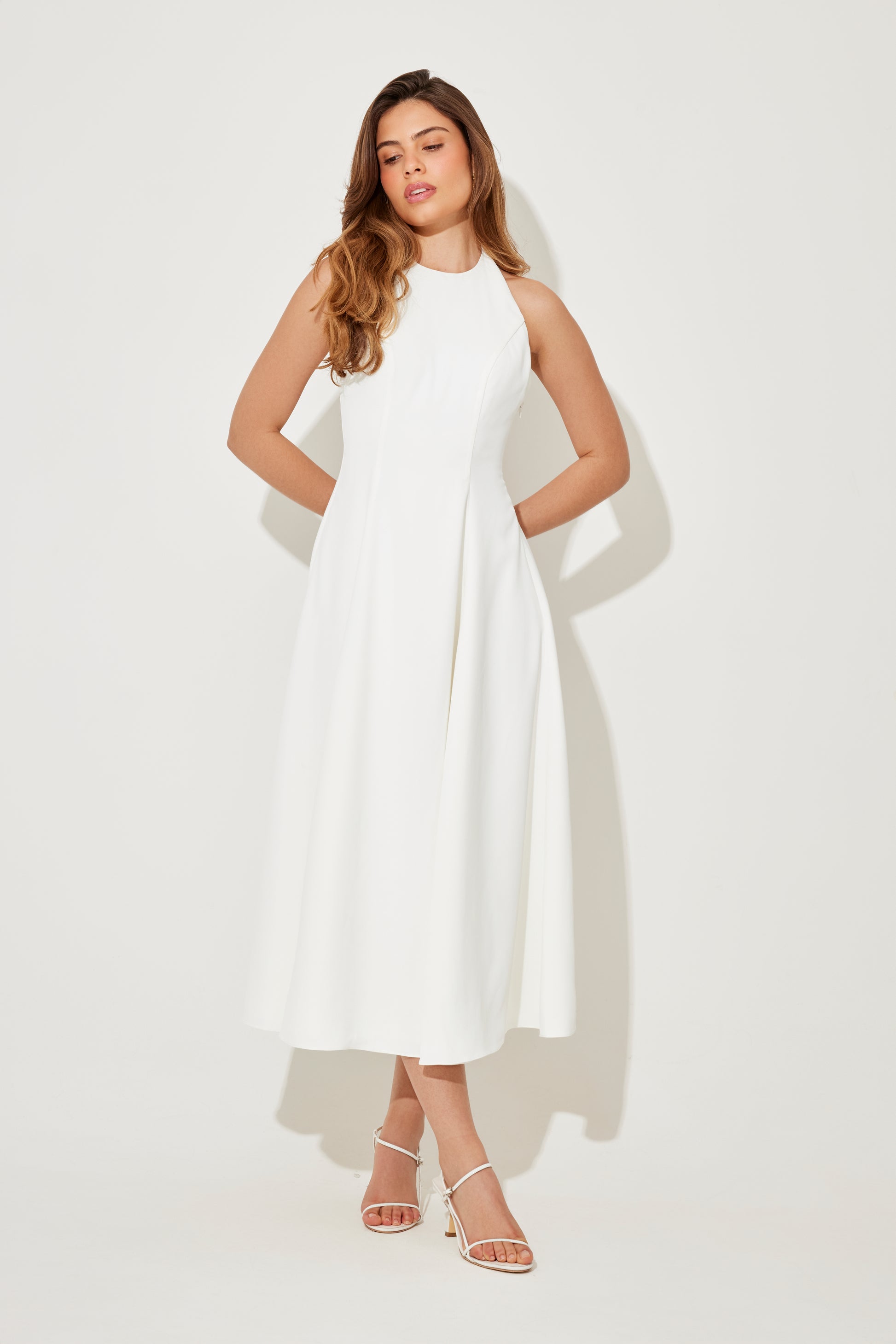 Low Back Midi Dress Odd Muse Low Back Midi Dress Odd Muse