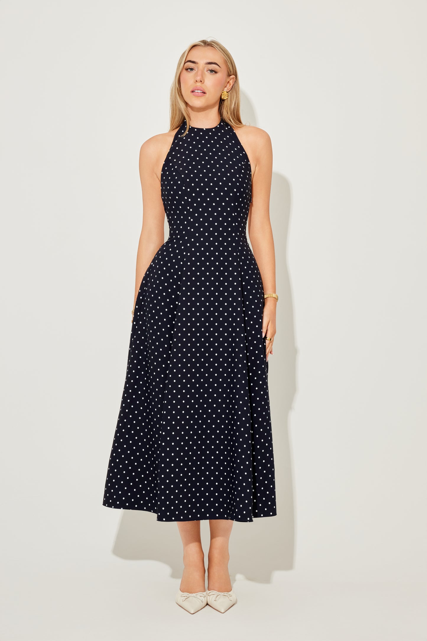 Low Back Midi Dress