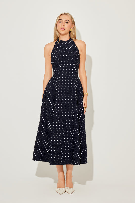 Low Back Midi Dress