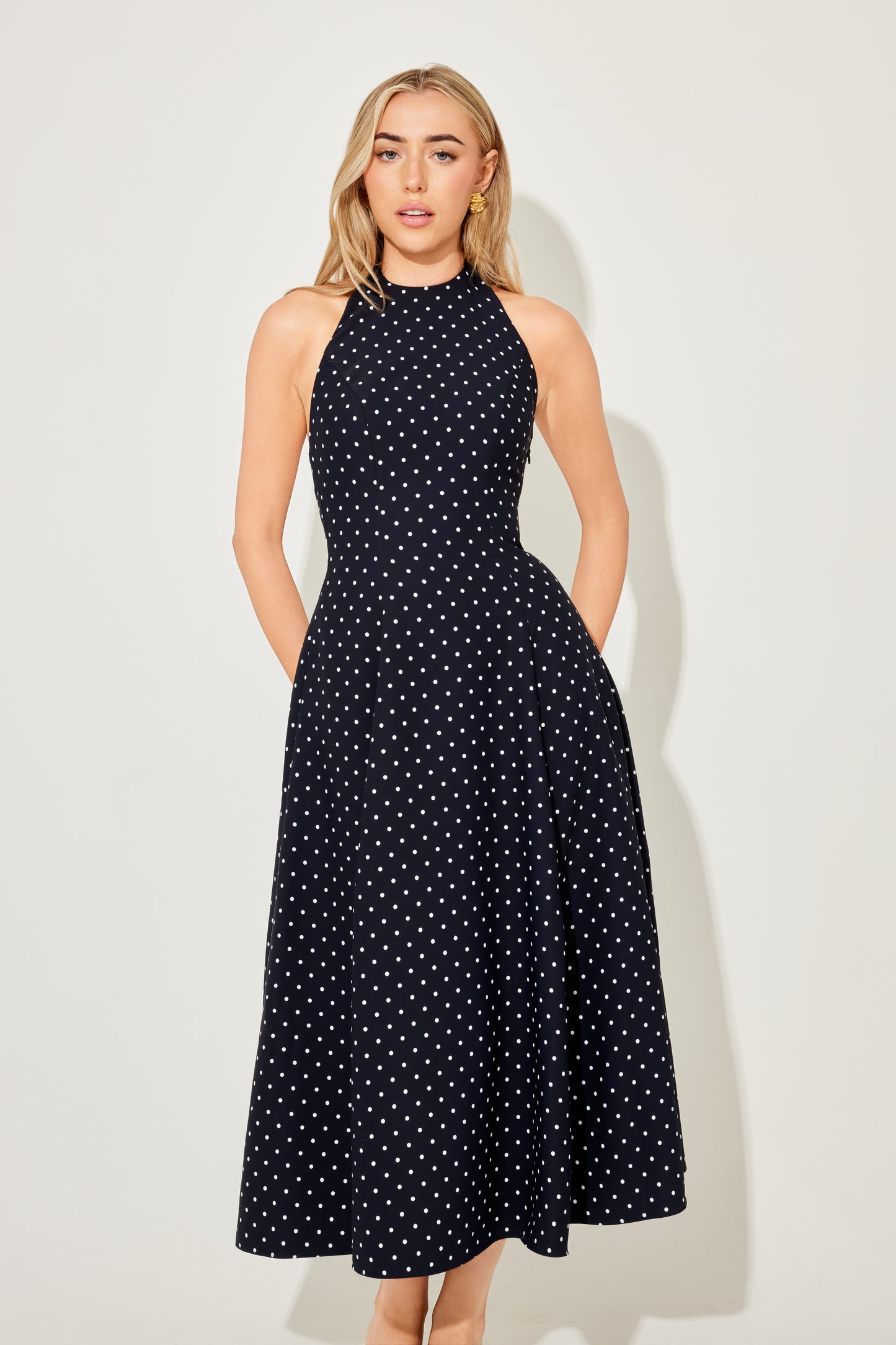 Low Back Midi Dress