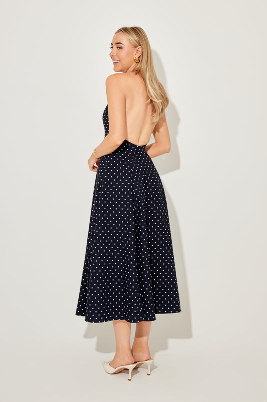 Low Back Midi Dress