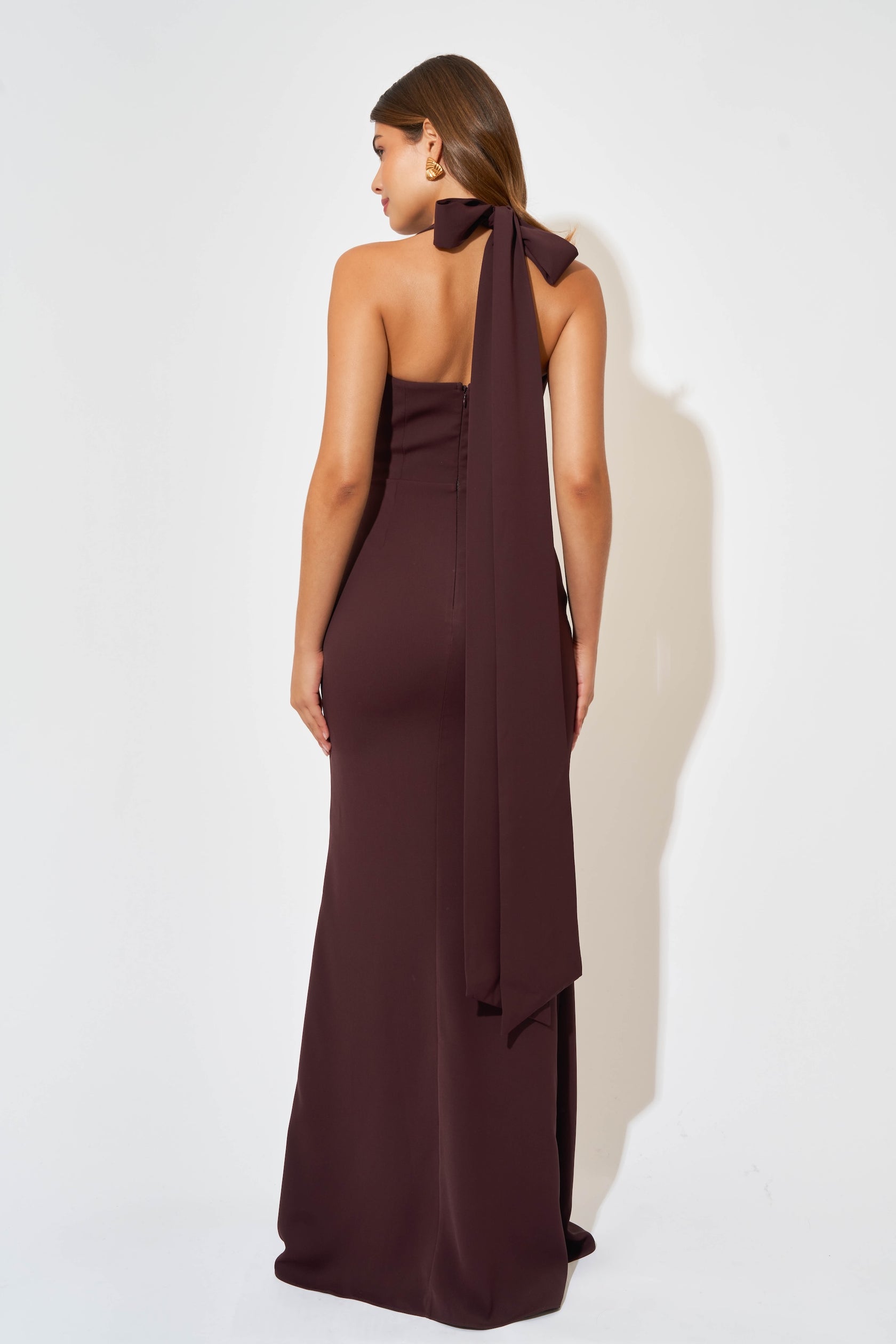 BB Adore Halter Maxi Dress