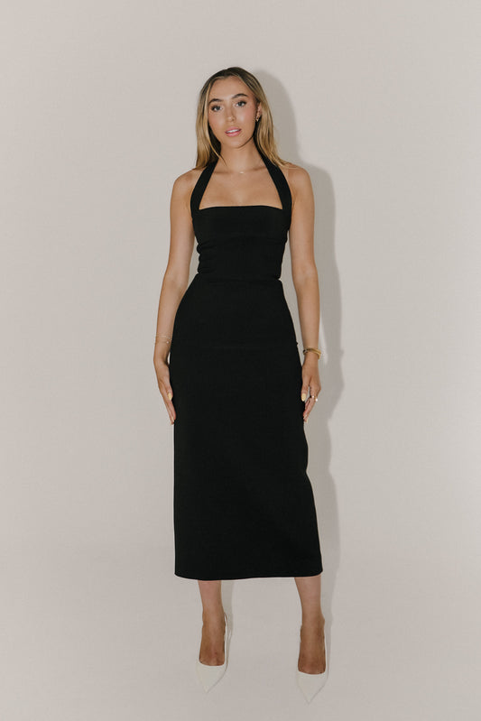 Halter Midi Dress
