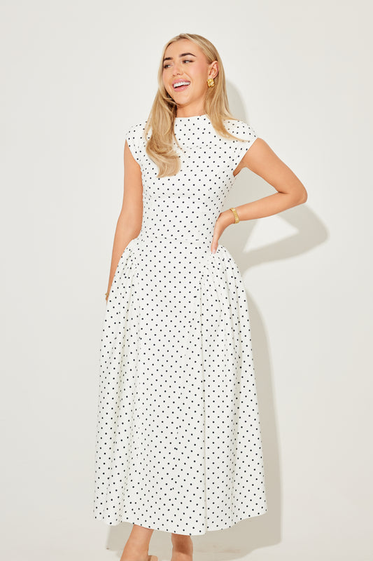 Cap Sleeve Midi Dress