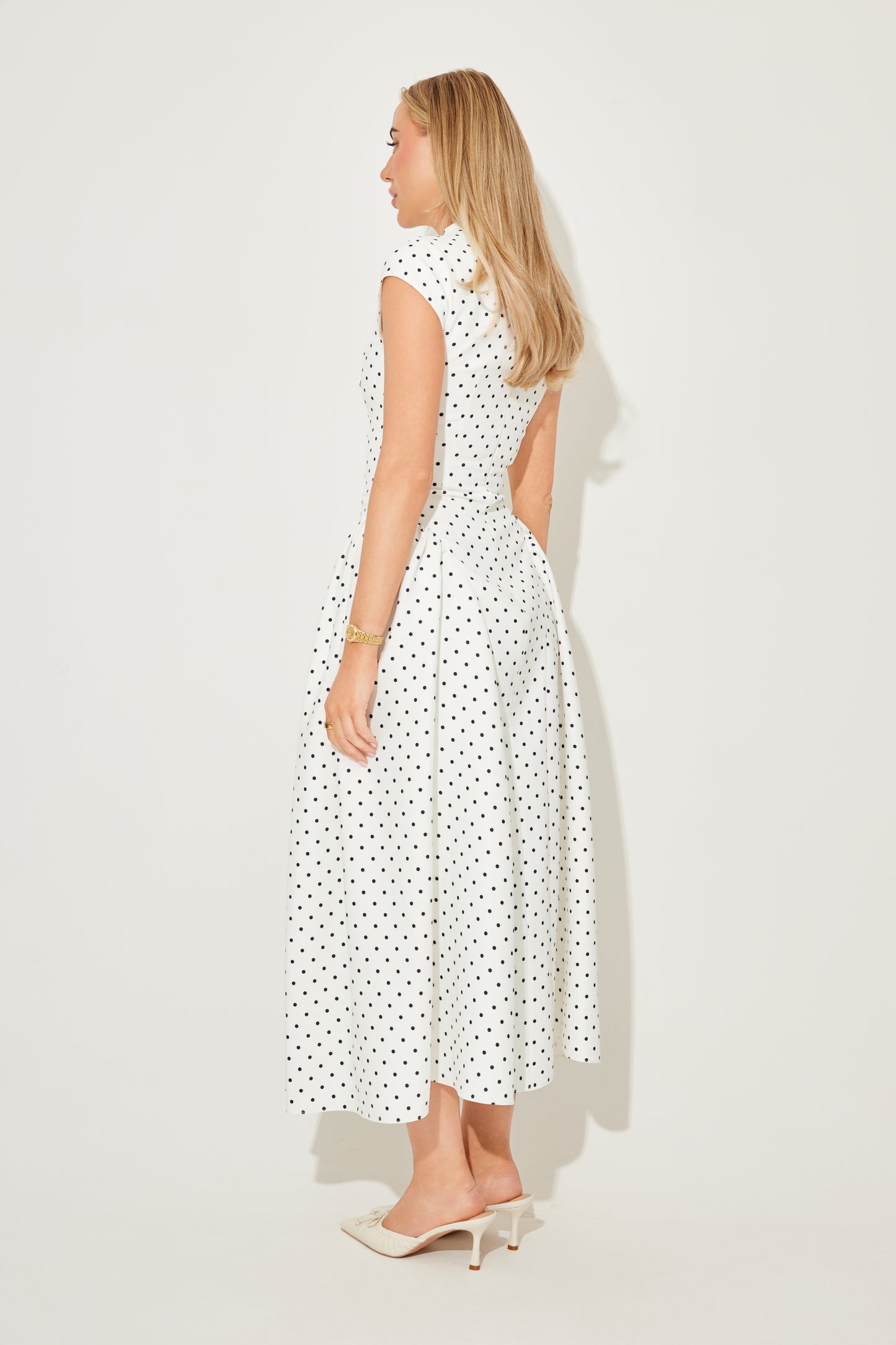 Cap Sleeve Midi Dress