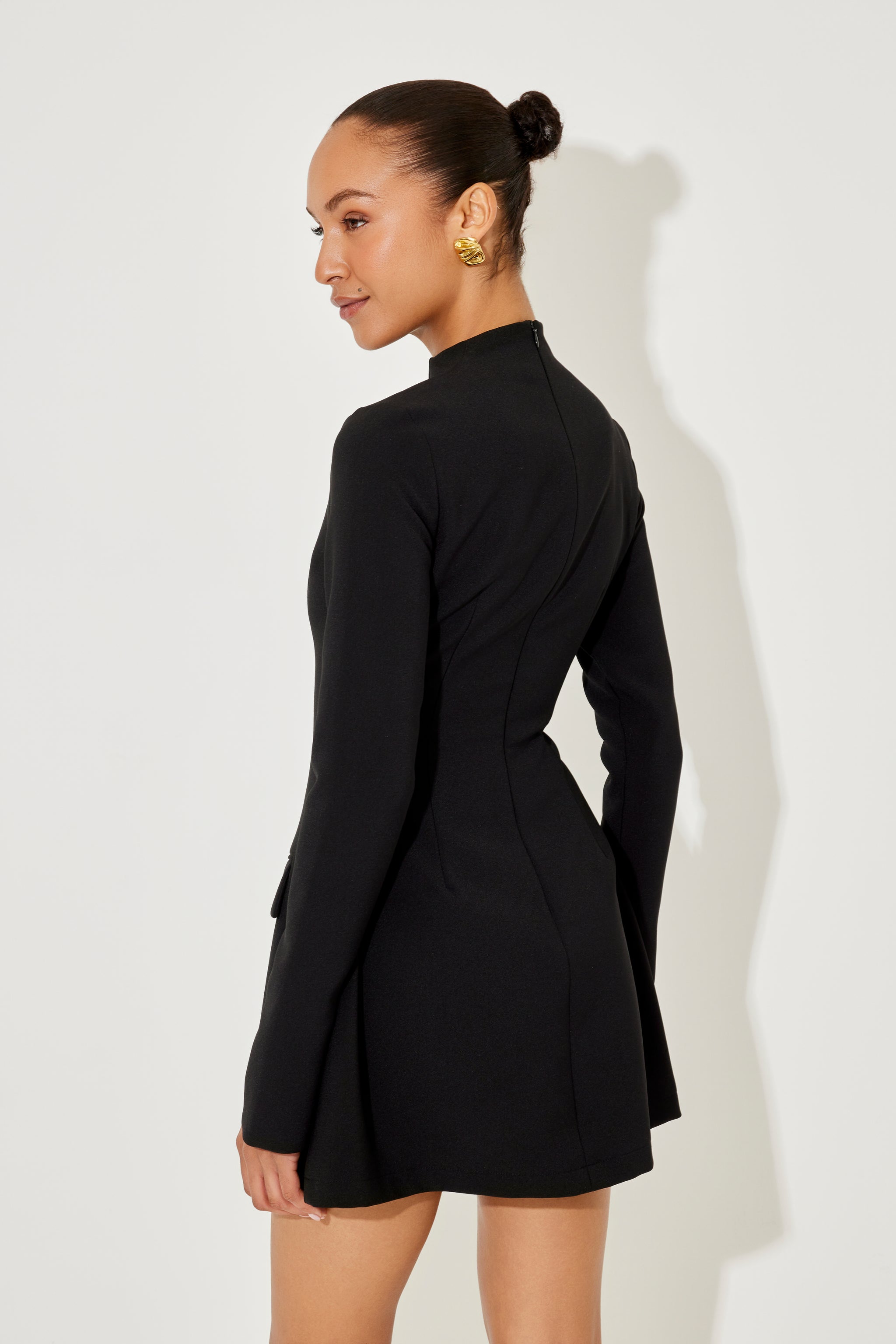 The Ultimate Muse Split Sleeve Mini Dress