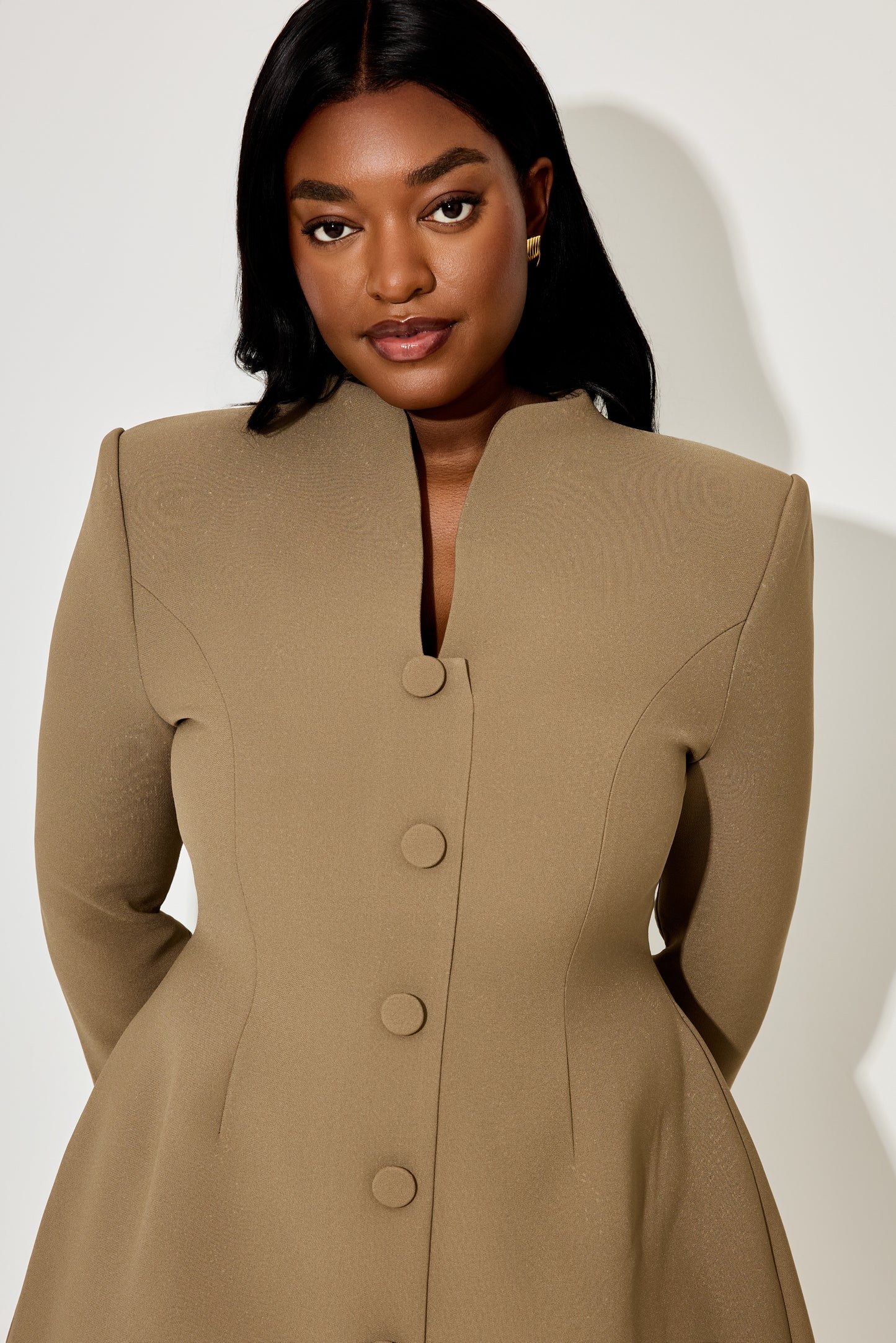 Long Sleeve Button Down Dress