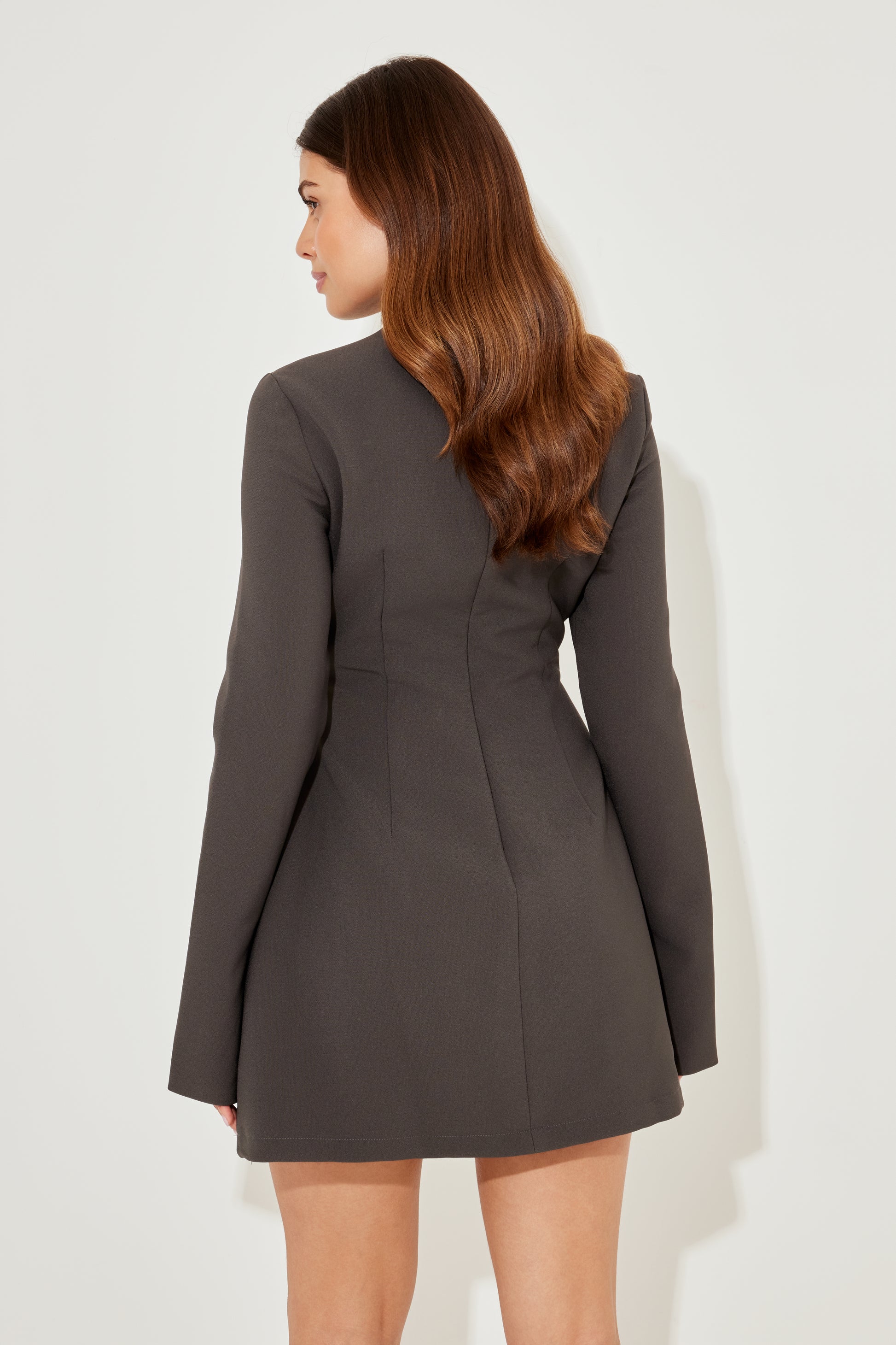 odd muse grey dress The Ultimate Muse Split Sleeve Mini Dress