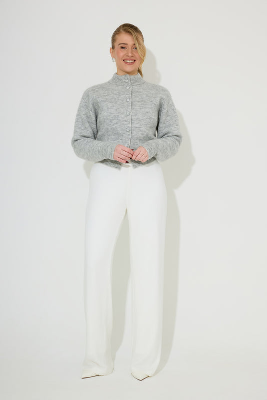 Mohair Button Cardigan