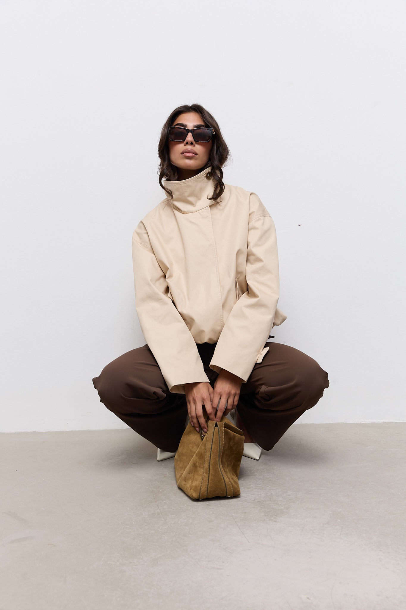 Oversized Cotton Mix Jacket