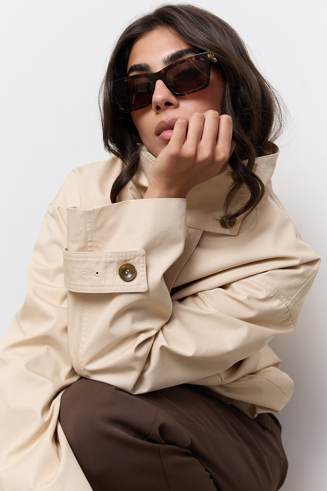 Oversized Cotton Mix Jacket