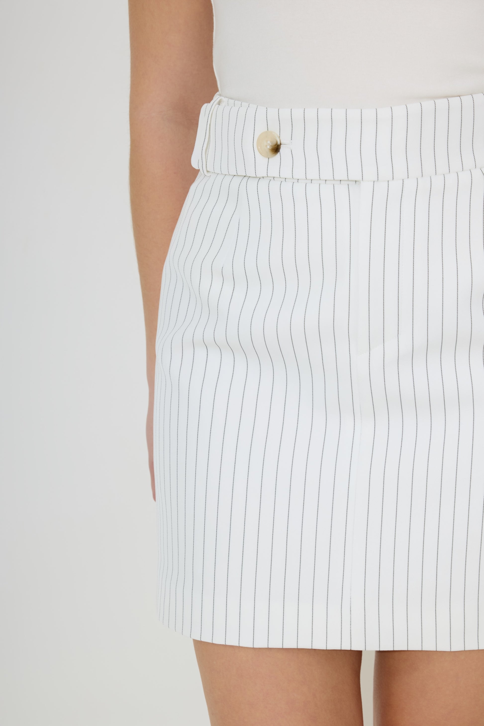 Pinstripe Mini Skirt