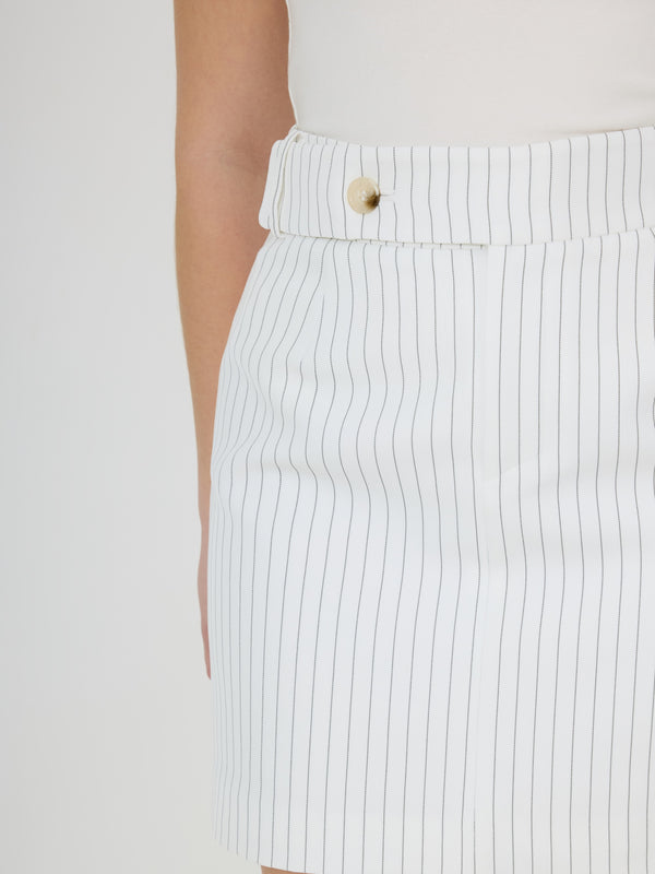 Pinstripe Mini Skirt