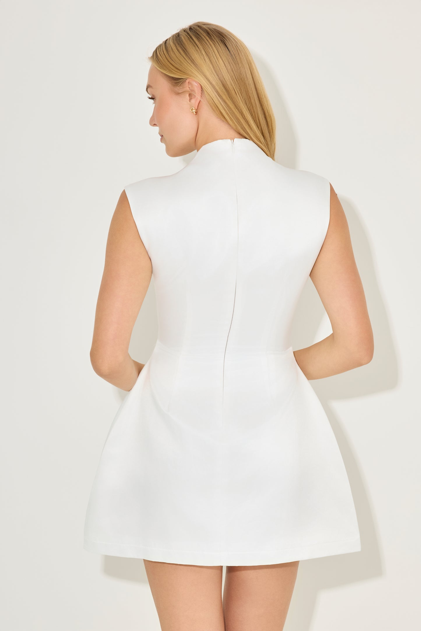 odd muse white satin dress Odd Muse Satin Shift Blush Mini Dress