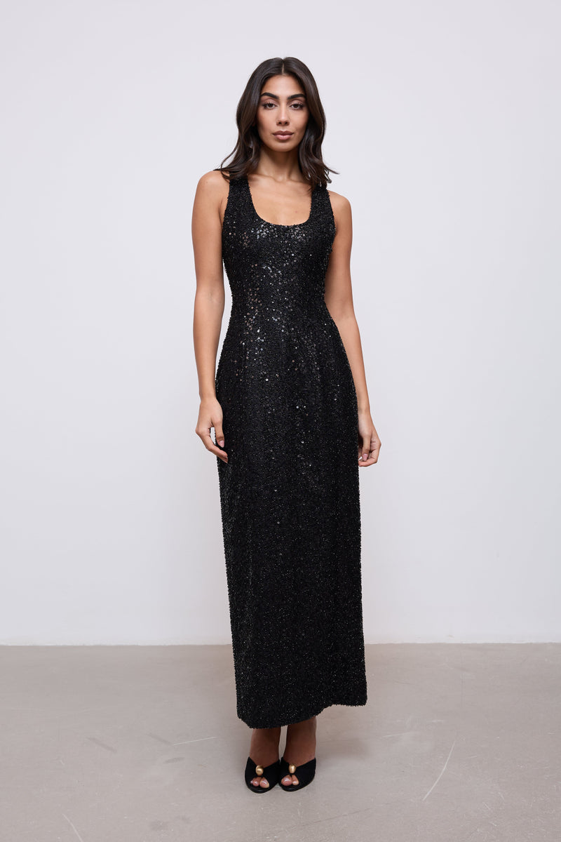 Sequin Midi Dress