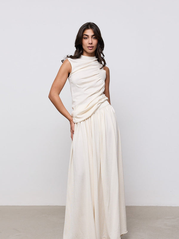 Sheer Knitted Maxi Skirt
