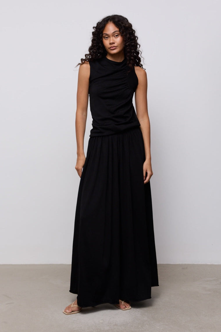 Sheer Gathered Detail Top