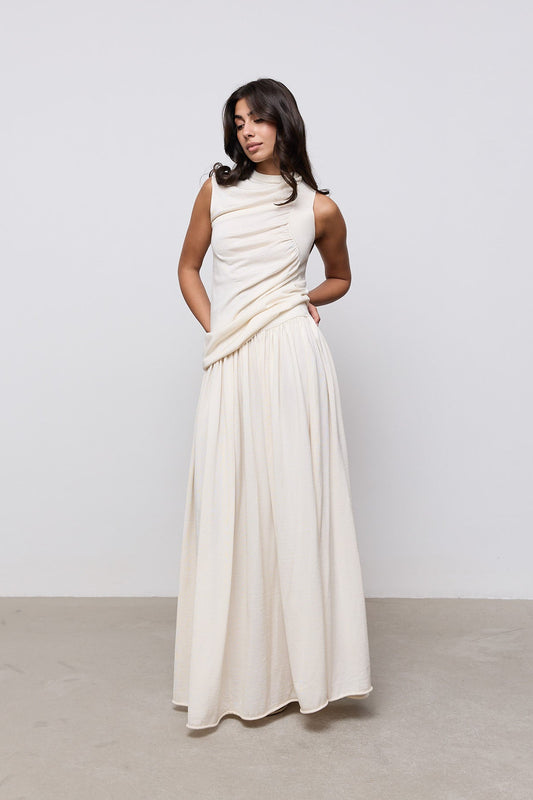 Sheer Knitted Maxi Skirt