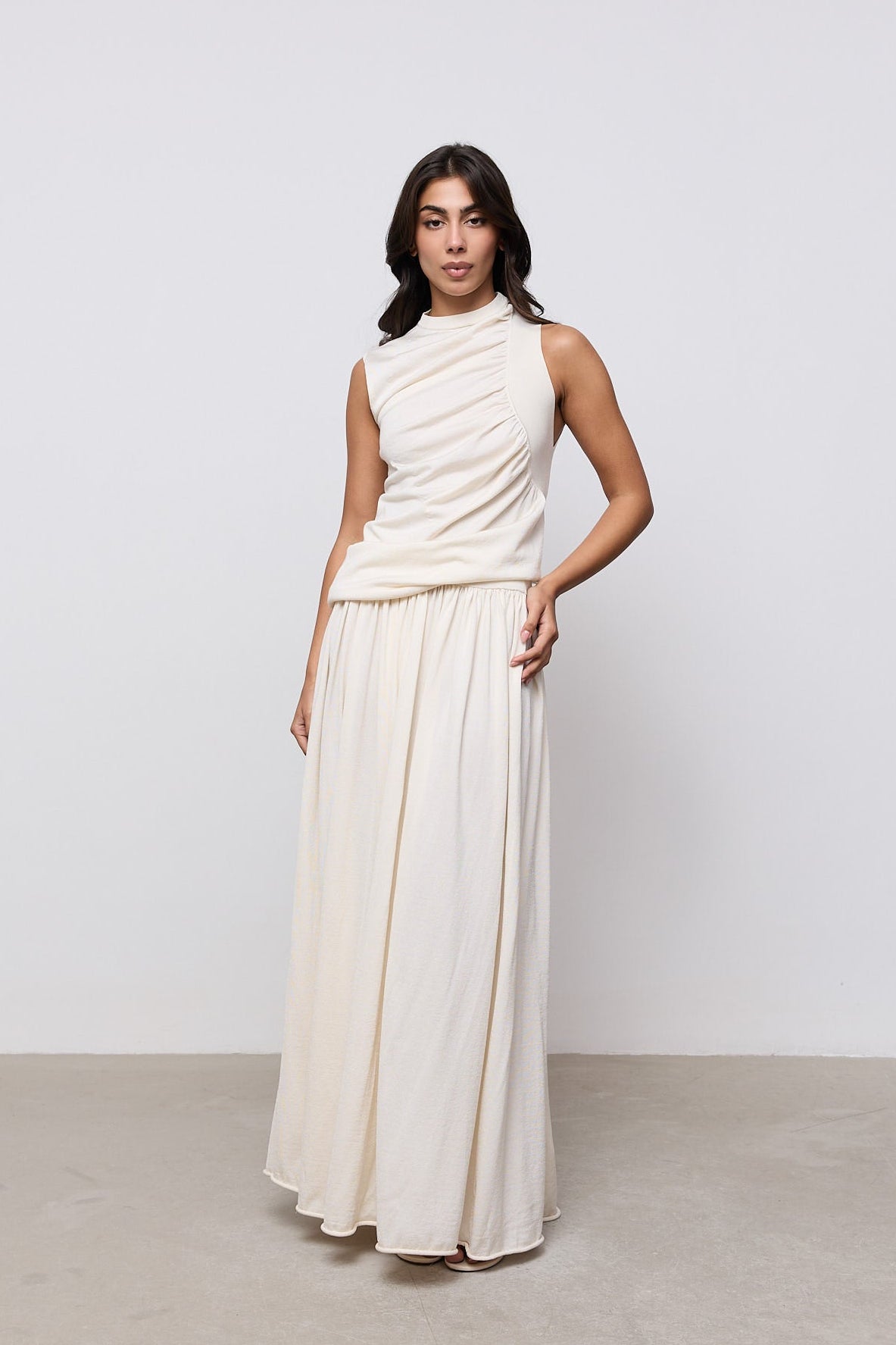 Sheer Knitted Maxi Skirt