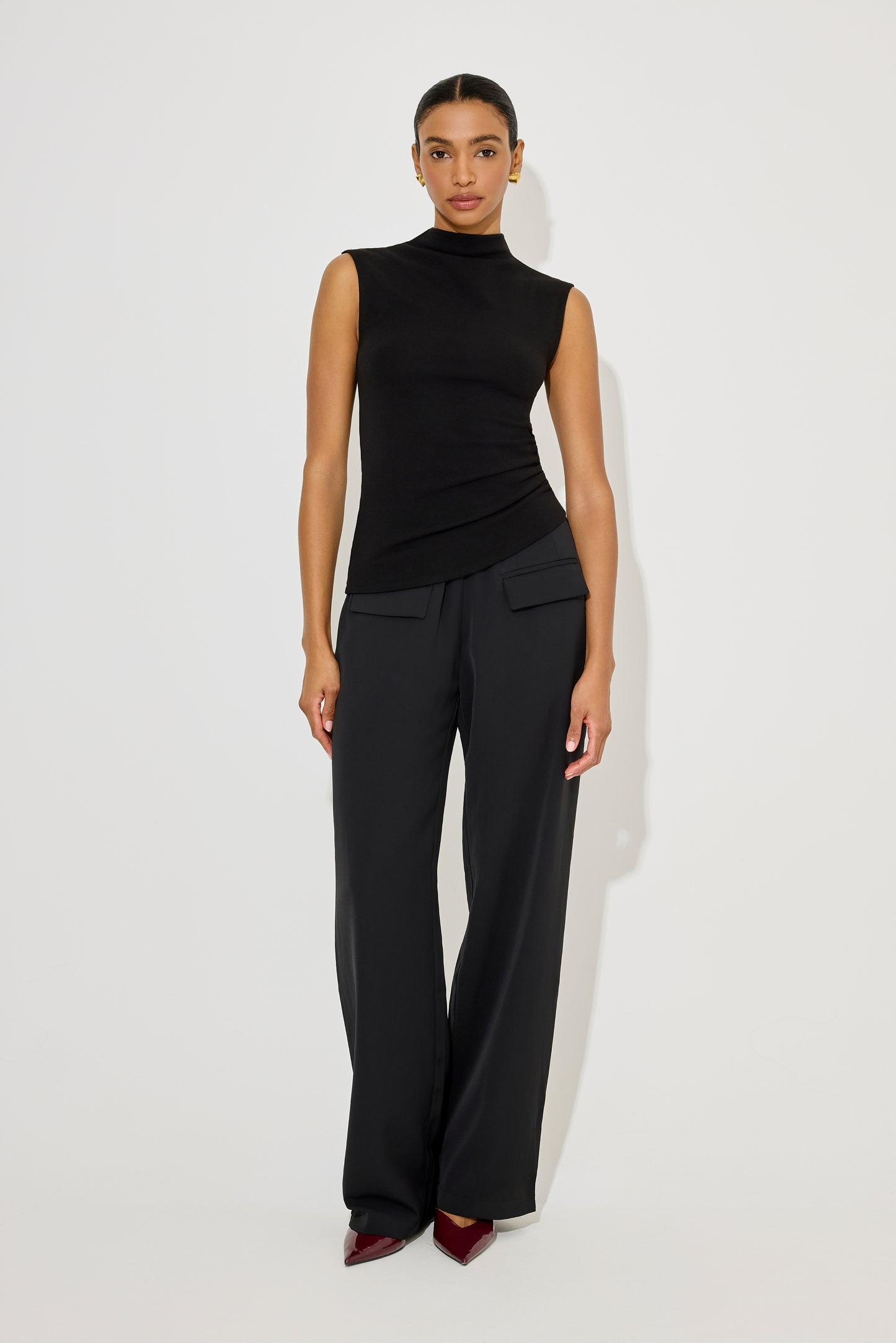 Sleeveless Knitted Top