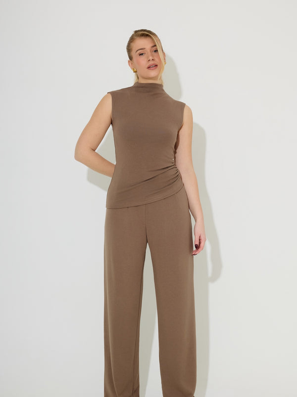 Cotton Mix Jersey Trousers