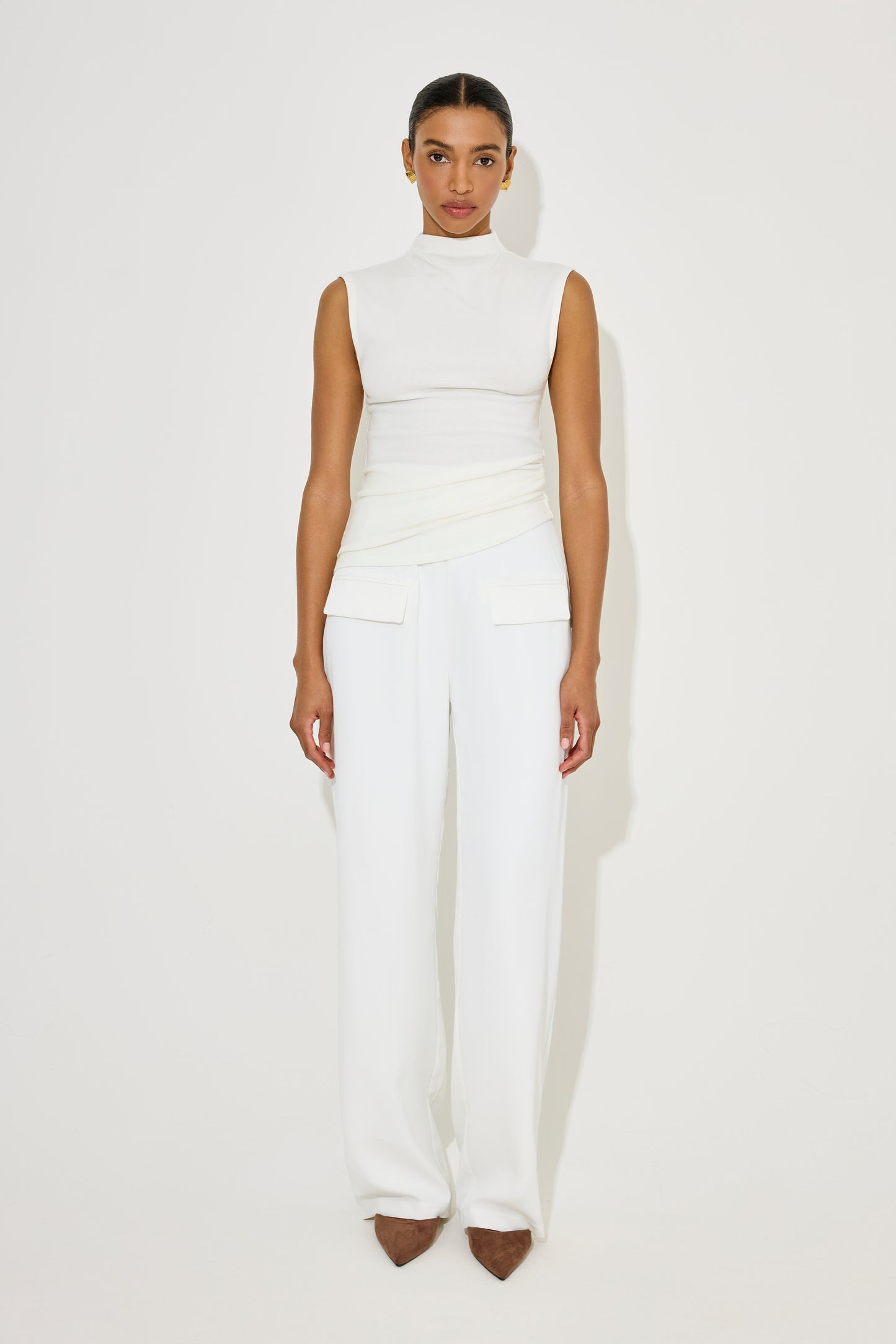 Sleeveless Knitted Top