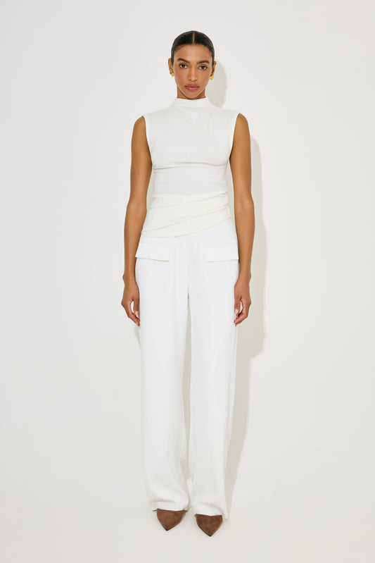 Sleeveless Knitted Top