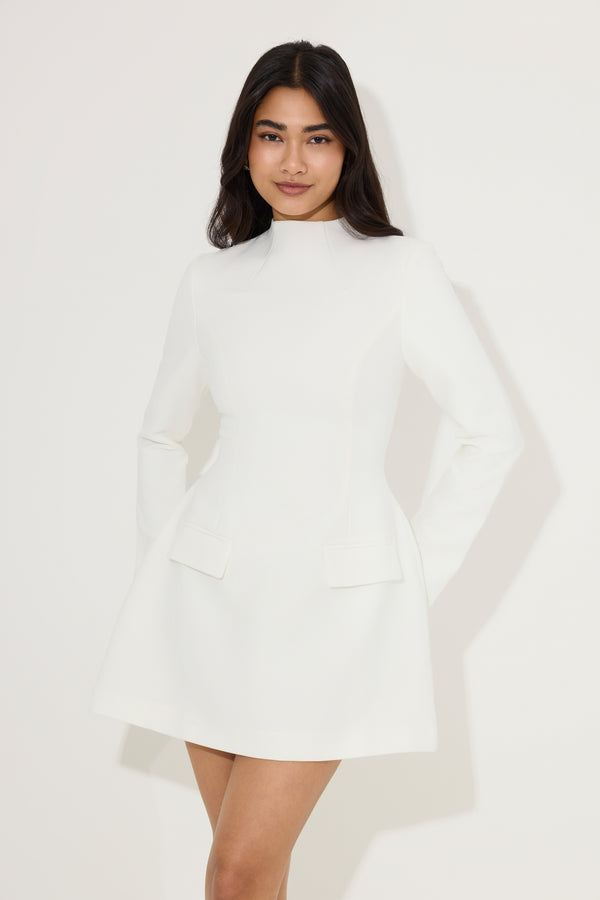 Split Sleeve Mini Dress