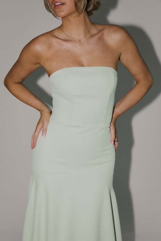 Strapless Maxi Dress