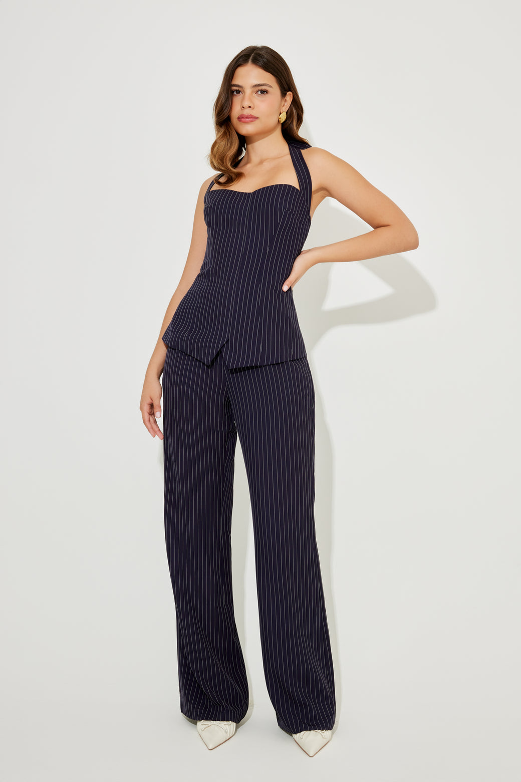 Pin Stripe Trousers