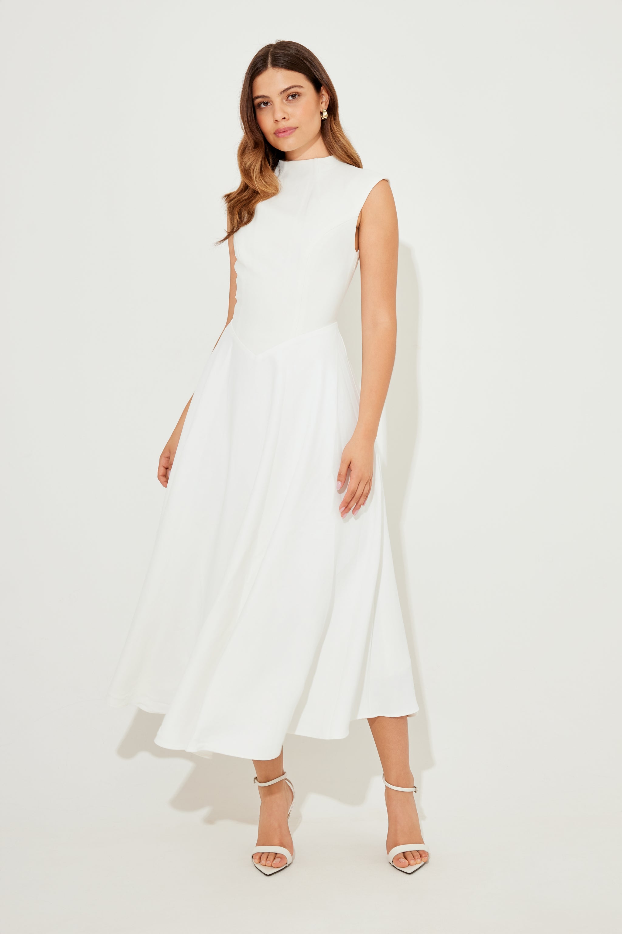 The Ultimate Muse Sleeveless High Waist Midi Dress