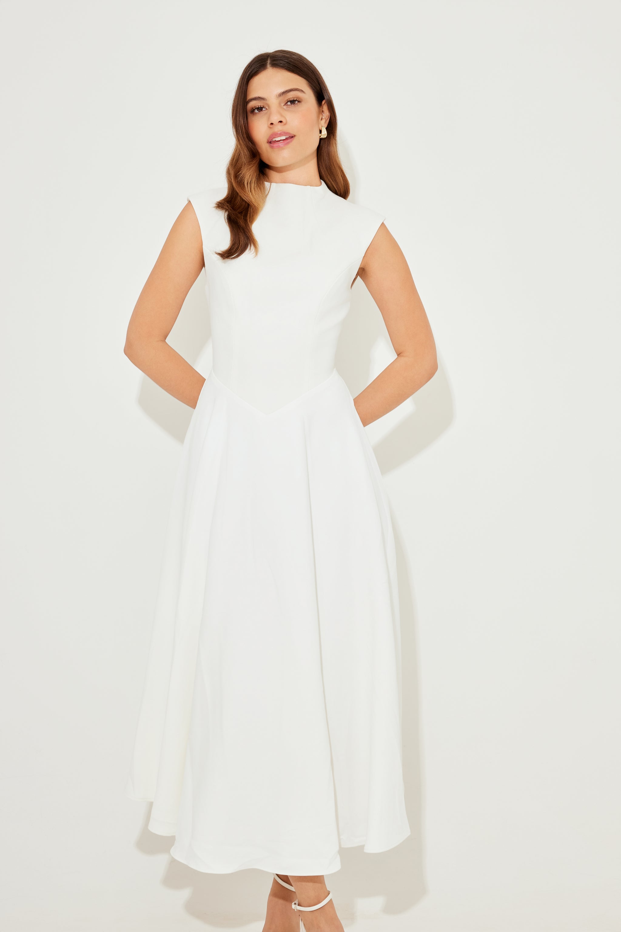 The Ultimate Muse Sleeveless High Waist Midi Dress