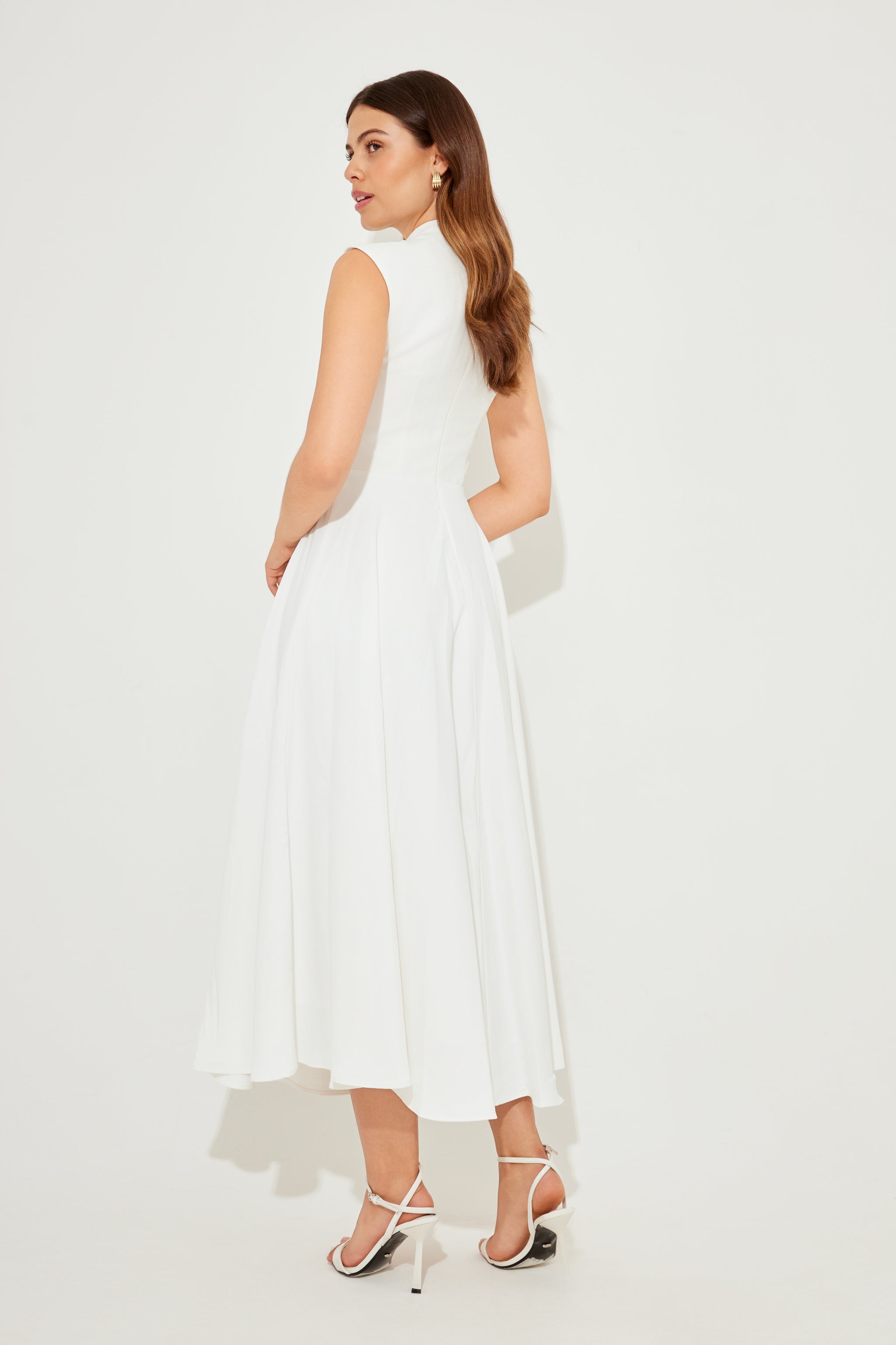 The Ultimate Muse Sleeveless High Waist Midi Dress