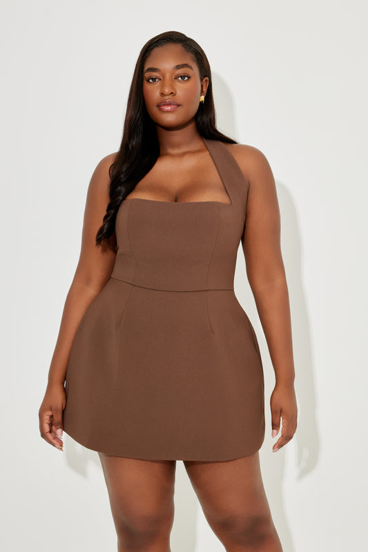 Structured Mini Dress