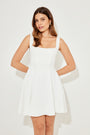 The Ultimate Muse High Waist Square Neck Mini Dress
