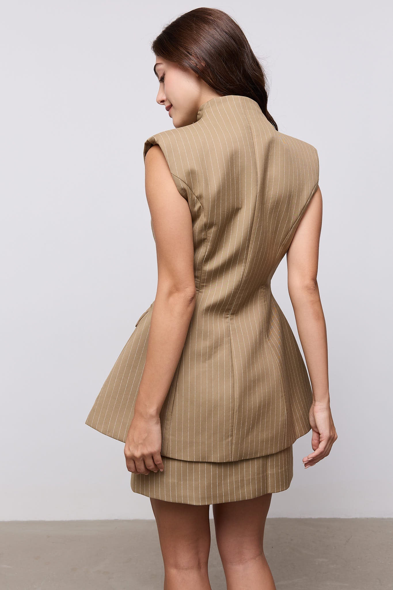 Tailored Sleeveless Blazer
