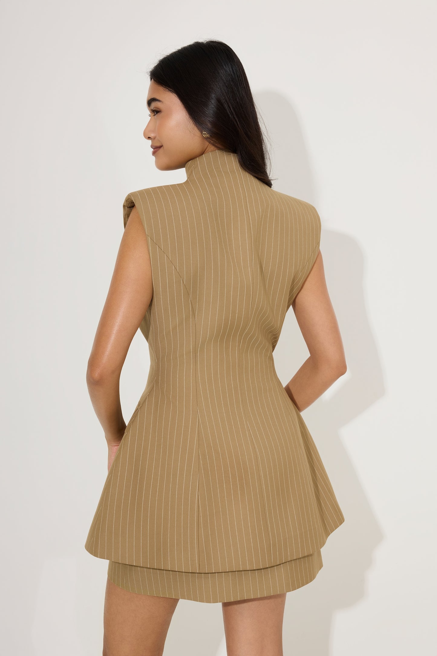 Tailored Sleeveless Blazer