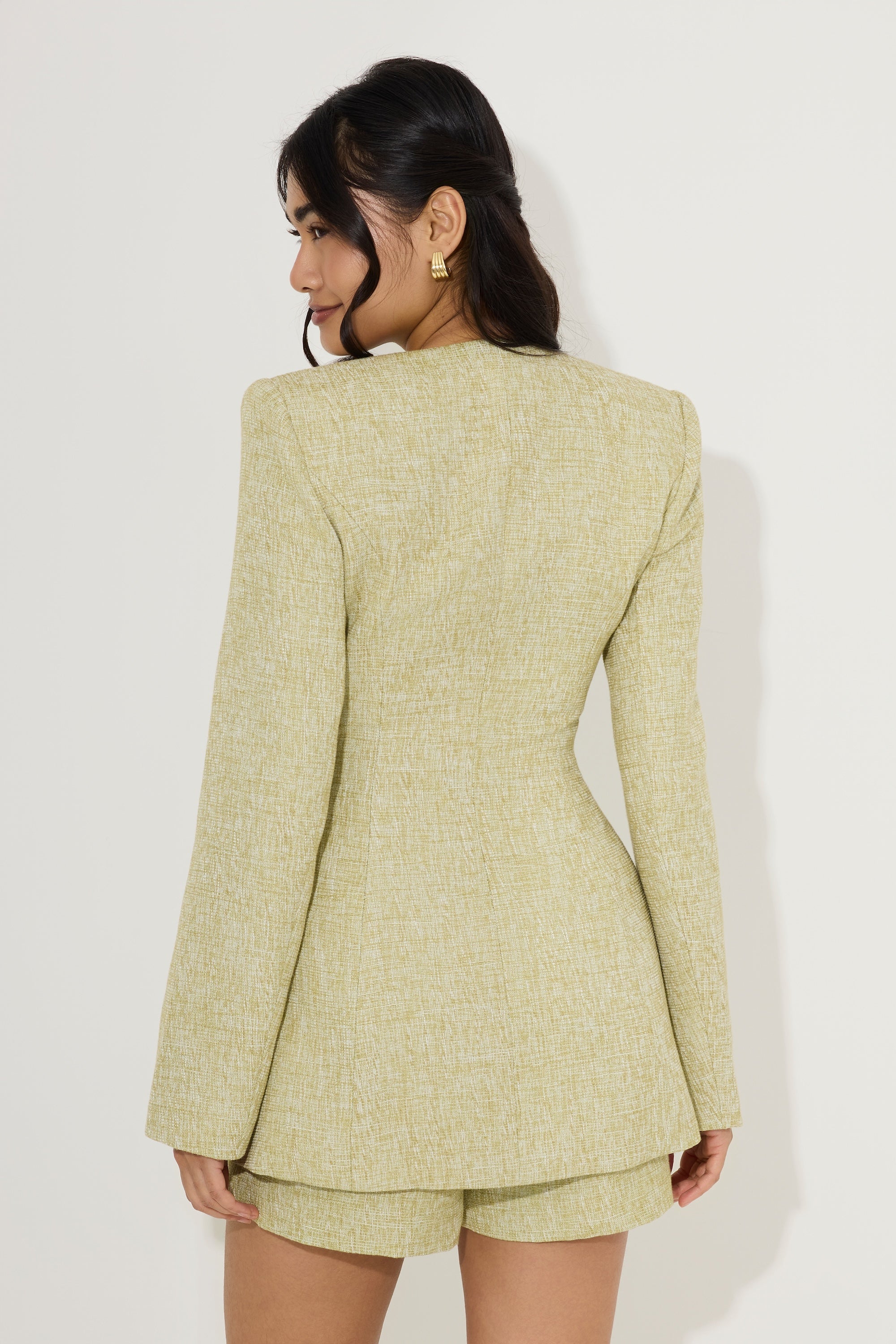 ジャケット・アウター MASU MELANGE TWEED TAILORED JACKET Tweed Tailored Jacket – Odd Muse ジャケット・アウター